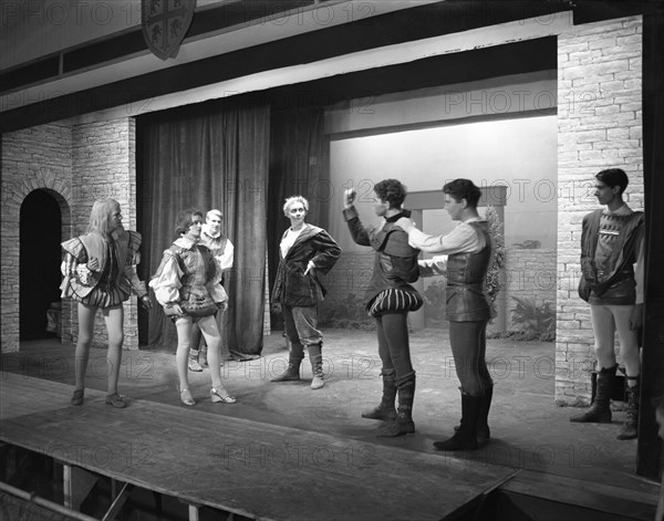 Production of Shakespeare's Twelfth Night, Worksop College, Derbyshire, 1960. Artist: Michael Walters