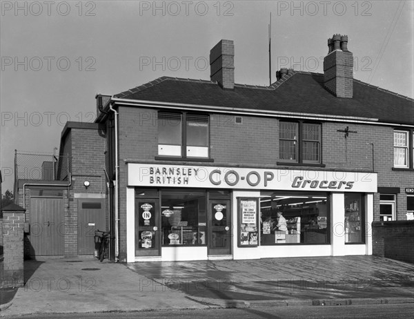 Barnsley Co-op, Kendray branch exterior, Barnsley, South Yorkshire, 1961. Artist: Michael Walters