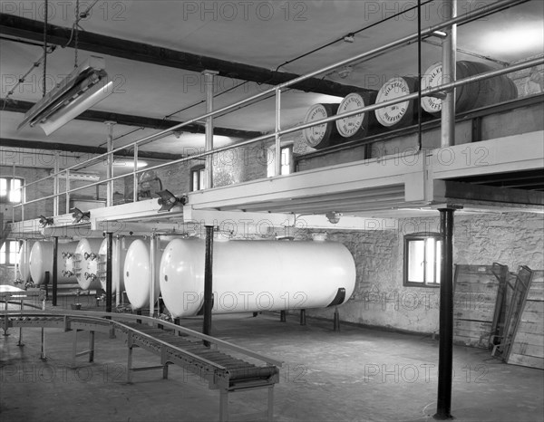 Whisky blending at Wiley & Co, Sheffield, South Yorkshire, 1960.  Artist: Michael Walters