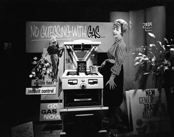 East Midlands Gas Board shop window display, Sheffield, South Yorkshire, 1961. Artist: Michael Walters