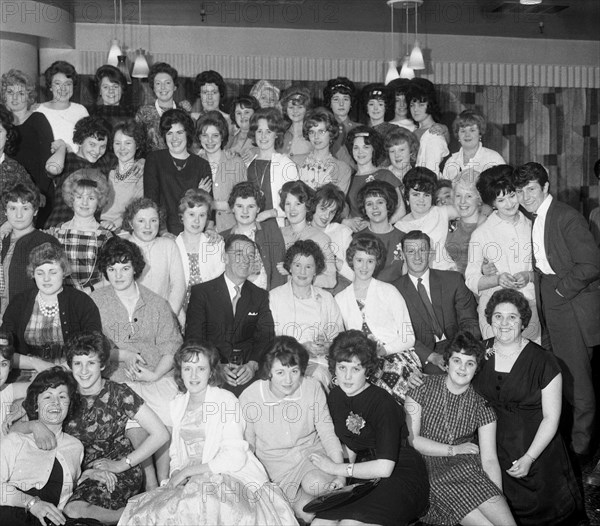 Women from the ICI Doncaster plant at a social gathering, South Yorkshire 1962. Artist: Michael Walters