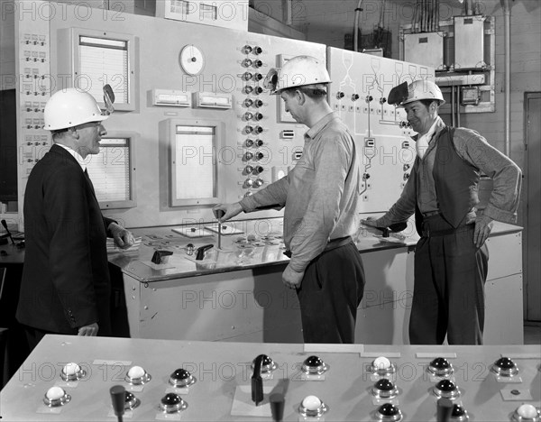 Training in a steelworks, Rotherham, South Yorkshire, 1964. Artist: Michael Walters