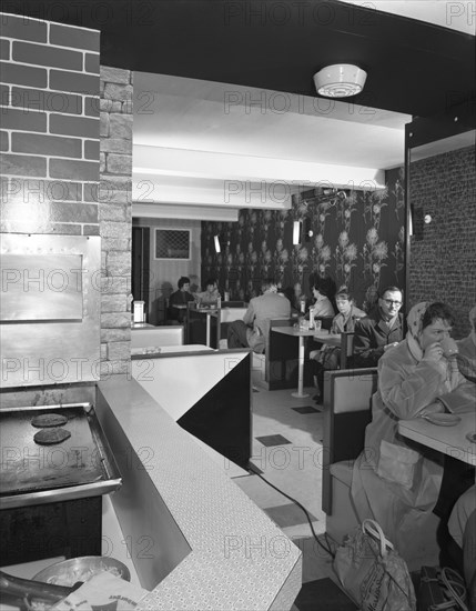 New Wimpy Bar, Barnsley, South Yorkshire, 1960.  Artist: Michael Walters