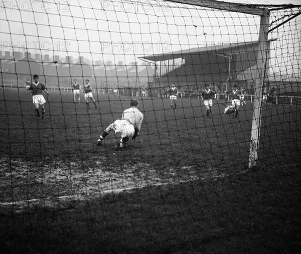 Football match, Horden, County Durham, 1963. Artist: Michael Walters