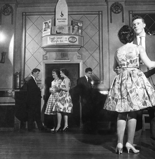 Lyons Maid Drinka Winta Pinta promotional dance, Mexborough, South Yorkshire, 1960.  Artist: Michael Walters