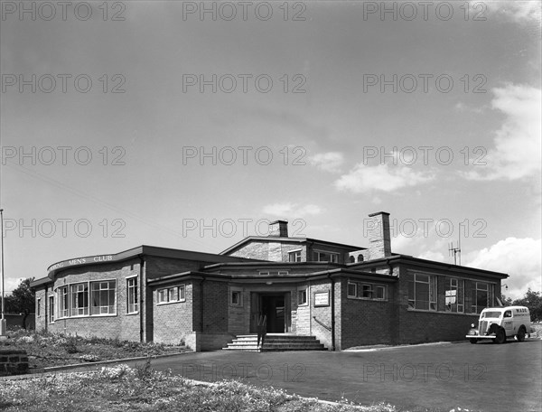 Exterior of the Royston Working Men's Club Barnsley, South Yorkshire, 1962. Artist: Michael Walters