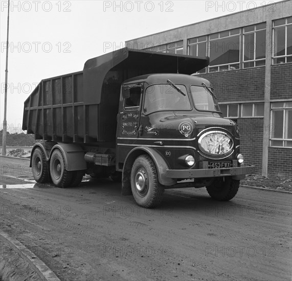 ERF 66GSF tipper at the Park Gate Iron and Steel Co, Rotherham, South Yorkshire, 1964. Artist: Michael Walters