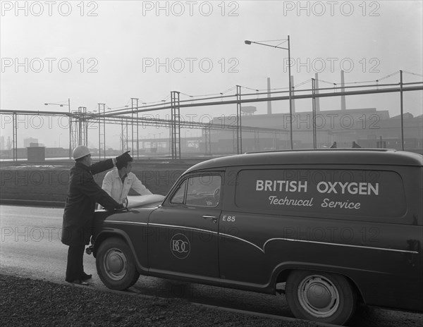 British Oxygen van at the Park Gate Iron and Steel Company, Rotherham, South Yorkshire, 1964. Artist: Michael Walters