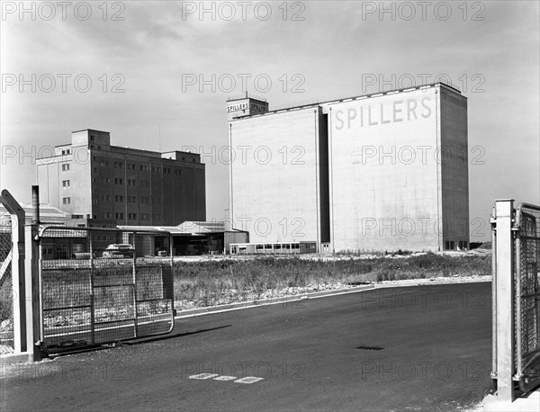 Main mill buildings at Spillers Animal Foods, Gainsborough, Lincolnshire, 1965. Artist: Michael Walters