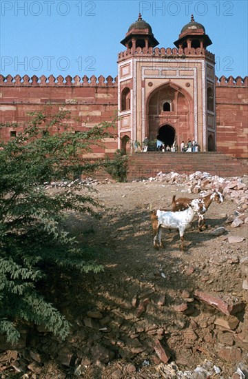 Buland Darwaza, Fatehpur Sikri, Agra, Uttar Pradesh, India.