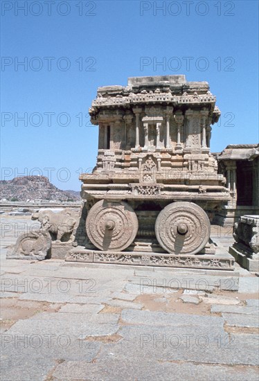 Vitthala Temple, Hampi, Karnataka, India.