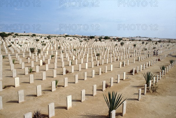 Allied War Cemetery, El Alamein, Egypt.