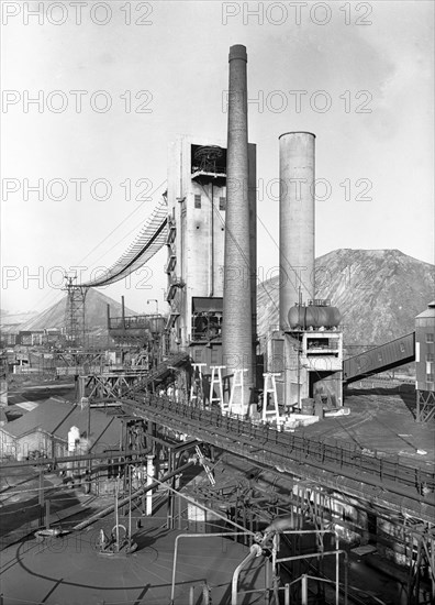 Mitchell Main coal preparation plant, Wombwell, South Yorkshire, 1956. Artist: Michael Walters