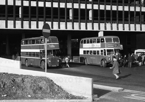 Doncaster North Bus Station, South Yorkshire, 1967. Artist: Michael Walters