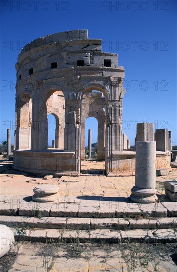 The Market, Leptis Magna, Libya.