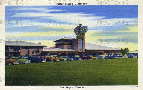 'Wilbur Clark's Desert Inn, Las Vegas, Nevada', postcard, 1951. Artist: Unknown