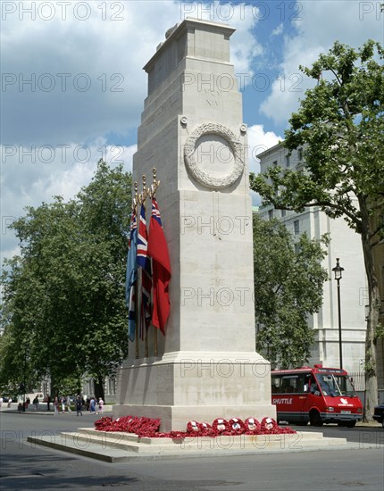 The Cenotaph, Whitehall, London.