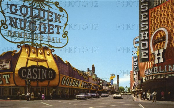 Fremont Street, Las Vegas, Nevada, USA, 1968. Artist: Unknown