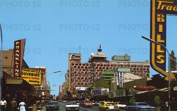 Fremont Street, Las Vegas, Nevada, USA, 1968. Artist: Unknown