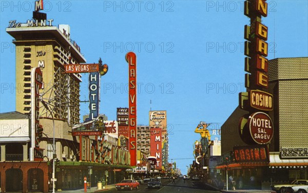 Fremont Street, Las Vegas, Nevada, USA, 1968. Artist: Unknown