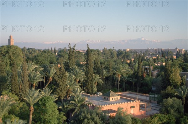 Koutoubia Gardens, Marakesh, Morocco.