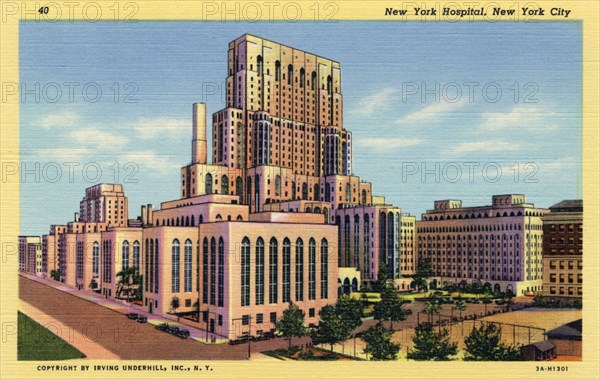 New York City Hospital, New York, USA, 1933. Artist: Unknown