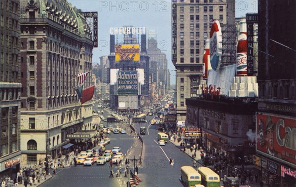 Times Square, New York City, New York, USA, 1956. Artist: Unknown