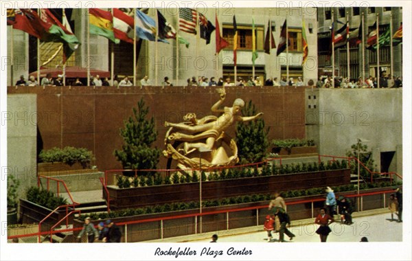 Rockefeller Plaza Center, New Your City, New York, USA, 1956. Artist: Unknown