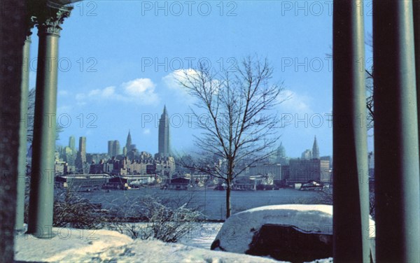 Winter in New York City, New York, USA, 1956. Artist: Unknown