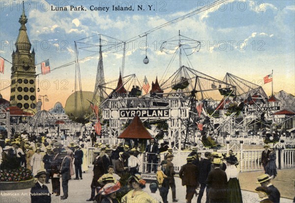 Luna Park, Coney Island, New York City, New York, USA, 1916. Artist: Unknown