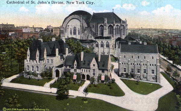 Cathedral of St John the Divine, New York City, New York, USA, 1916. Artist: Unknown