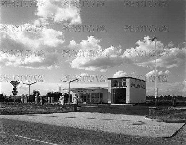 Cleveland Petrol Station, Marr, South Yorkshire, 1963. Artist: Michael Walters