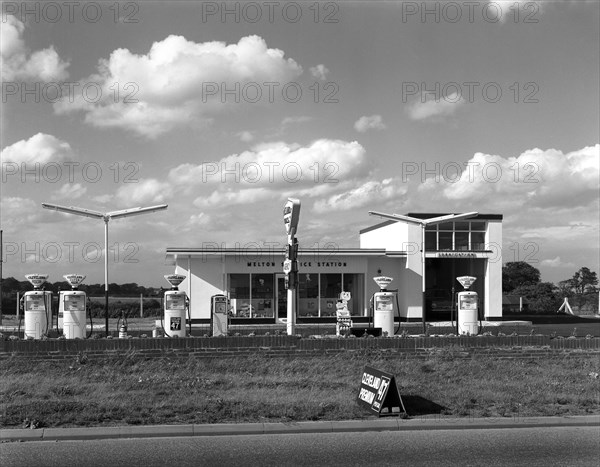 Cleveland Petrol Station, Marr, South Yorkshire, 1963. Artist: Michael Walters