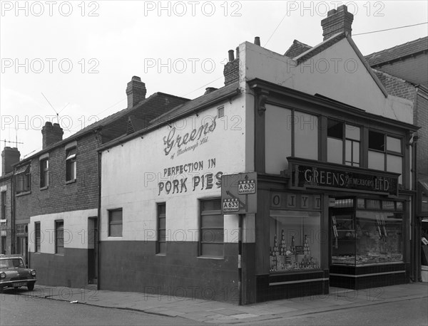 Green's of Mexboro Ltd, shop in Mexborough, South Yorkshire, 1963.  Artist: Michael Walters