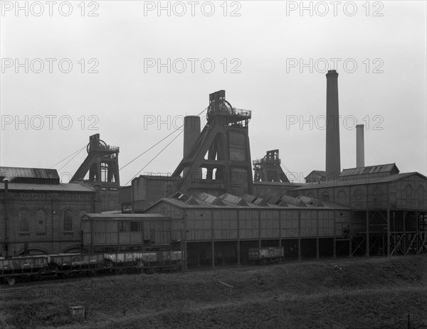 A view of Horden Colliery, County Durham, 1964.  Artist: Michael Walters