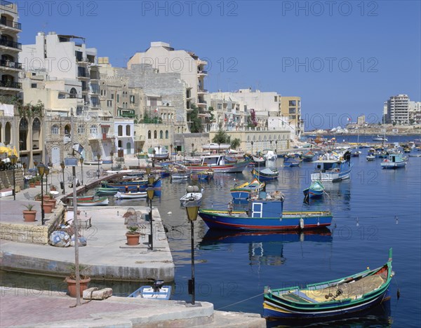 St Julian's Bay, Malta.