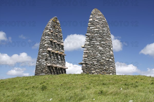 Aignish Farm Raiders Monument, Lewis, Outer Hebrides, Scotland, 2009.