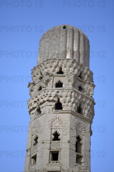 Minaret, Al Hakim Mosque, Cairo, Egypt, 1992.