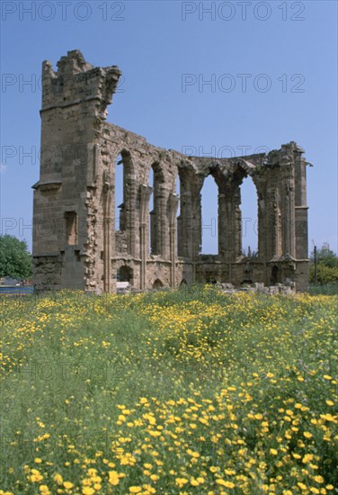 Ruins of the Church of St George of the Latins, Famagusta, North Cyprus, 2001.