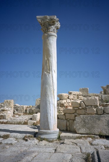 Ruins of the basilica, Curium (Kourion), Cyprus, 2001.