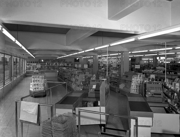 Barnsley Co-op, Penistone branch, South Yorkshire, 1956.  Artist: Michael Walters