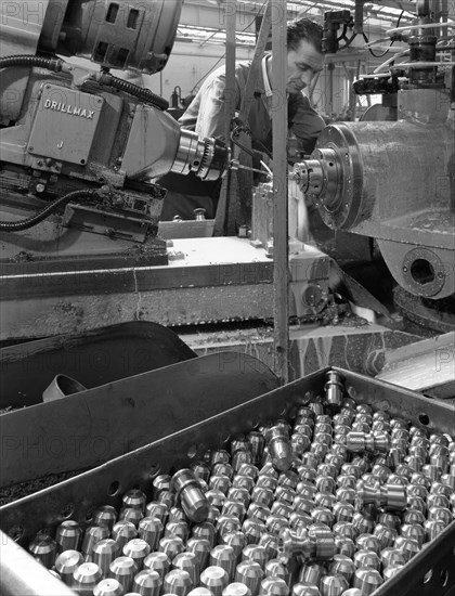 Working on a Drillmax machine, Park Gate Iron & Steel Co, Rotherham, South Yorkshire, 1964. Artist: Michael Walters