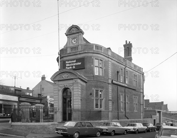 The NatWest Bank, Mexborough, South Yorkshire, 1971.  Artist: Michael Walters