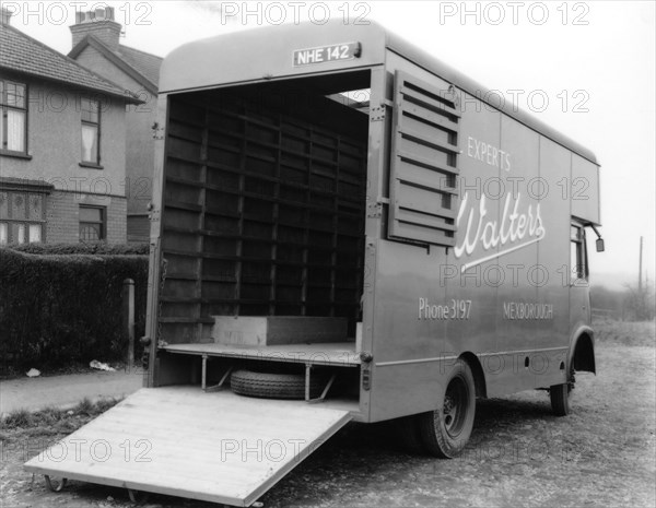 Austin FE 1957 removal van, belonging to Walters Removals, Mexborough, South Yorkshire, 1957. Artist: Michael Walters