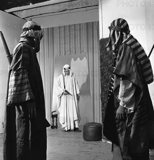 A scene from the Terence Rattigan play, Ross, Worksop College, Nottinghamshire, 1963.  Artist: Michael Walters