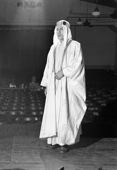 A scene from the Terence Rattigan play, Ross, Worksop College, Nottinghamshire, 1963.  Artist: Michael Walters