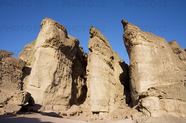 King Solomon's Pillars, Timna Valley Park, Israel. Artist: Samuel Magal