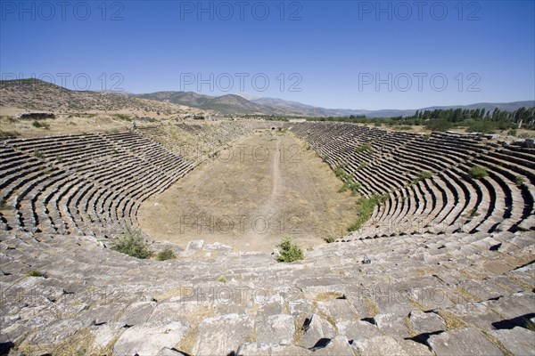 The stadium at Aphrodisias, Turkey. Artist: Samuel Magal