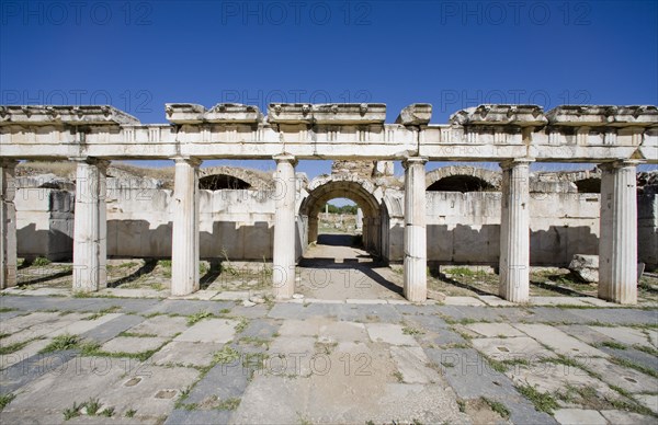 The theatre at Aphrodisias, Turkey. Artist: Samuel Magal