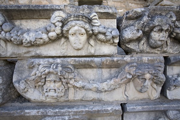 The Portico of Tiberius, Aphrodisias, Turkey. Artist: Samuel Magal